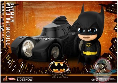 Dc Comics Batman with Batmobile Cosbaby Hot Toys 905920