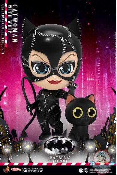 Dc Comics Catwoman with Whip Set Cosbaby Figure Hot Toys 905925