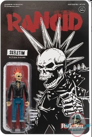 Rancid Punk Skeleton ReAction Figure Super 7