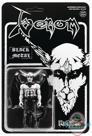 Venom Black Metal ReAction Figure Super 7