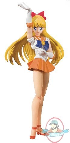 S.H.Figuarts Sailor Venus Pretty Guard Anime Color Edition Tamashii