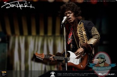 1/6 Scale Jimi Hendrix Premium UMS Figure by Blitzway 