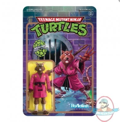 TMNT Splinter ReAction Figure Super 7