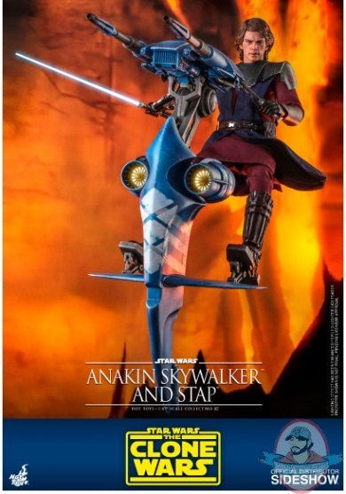 1/6 Scale Star Wars Anakin Skywalker & STAP Figure Set Hot Toys 906795