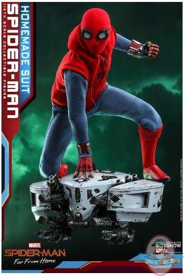 1/6 Scale Spider-Man Homemade Suit Figure Hot toys 905176