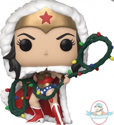 Pop! Heroes Dc Holiday Wonder Woman with Lights Lasso Figure Funko