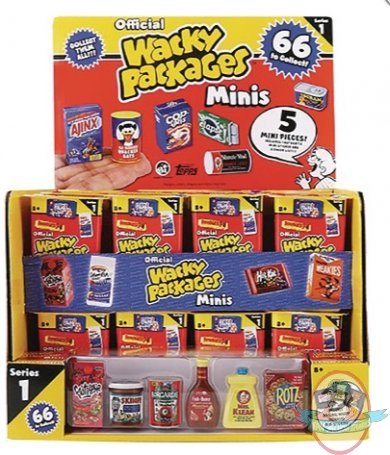 Wacky Packages Minis Series 1 Case of 24 Super Impulse