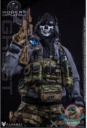 1/6 Modern Battle End War X Ghost FS-73033 FlagSet 