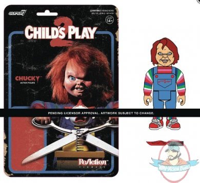 Childs Play Wave 1 Evil Chucky ReAction Figure Super 7