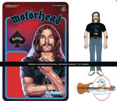 Motorhead Lemmy V2 ReAction Figure Super 7