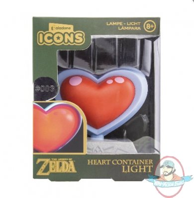 Legend of Zelda Heart Container 3d Light Paladone