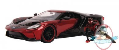 Marvel 2017 Ford Gt with Miles Morales 1/24 Jada Toys
