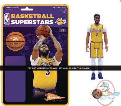Nba LA Lakers Anthony Davis Figure Reaction Super 7 