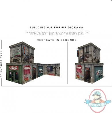 1/12 Scale Extreme Sets Building 6 Pop-Up Diorama