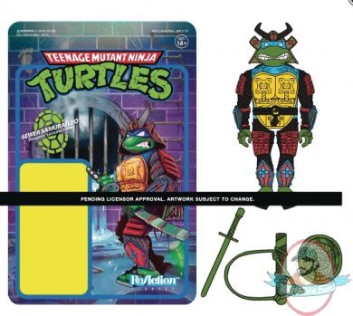 TMNT Samurai Leonardo Wave 3 ReAction Super 7