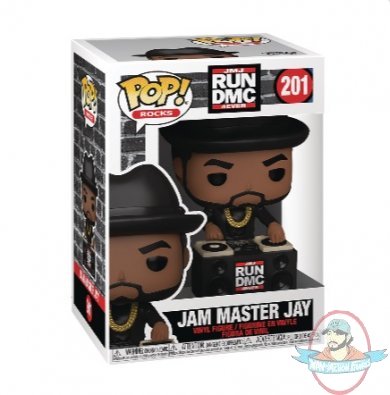 Pop! Rocks Run DMC Jam Master Jay #201 Vinyl Figure by Funko