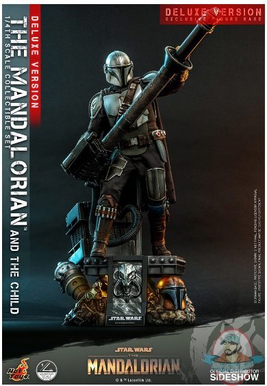 1/4 Star Wars The Mandalorian and The Child Deluxe Set Hot Toys 907266
