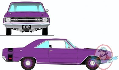 1:18 Scale 1969 Dodge Dart GTS 440 Violet Purple by Acme