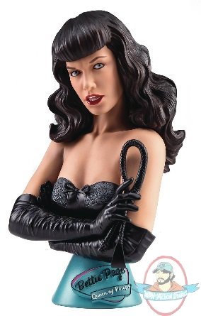 Bettie Page V2 Queen of Pinups 3/4 Scale Bust Naughty Bettie