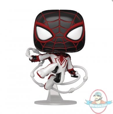 Pop! Marvel Games Miles Morales Game Track Suit Vinyl Figure Funko