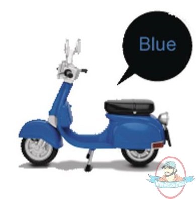 EAA-A03R Motorbike Classic Style Figure ACC Blue Version Beast Kingdom