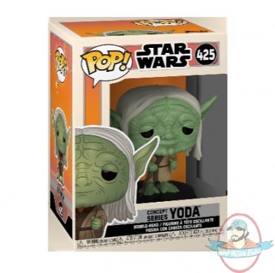 Pop! Star Wars Concept Alternate Yoda #425 Vinyl Figure Funko