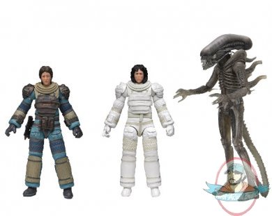 Aliens 40Th Anniversary Wave 4 Set of 3 Figures Neca