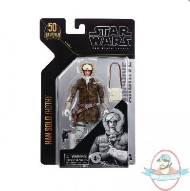 Star Wars Black Archives Hoth Han Solo Figure Hasbro 