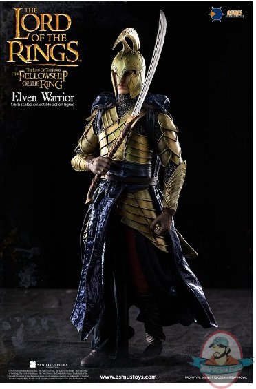1/6 The Lord of the Rings Elven Warrior Figure Asmus Toys 907452