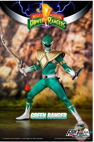 1/6 Mighty Morphin Power Rangers Green Ranger Figure ThreeZero 907475