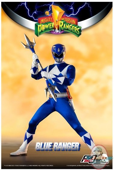 1/6 Mighty Morphin Power Rangers Blue Ranger Figure ThreeZero 907474