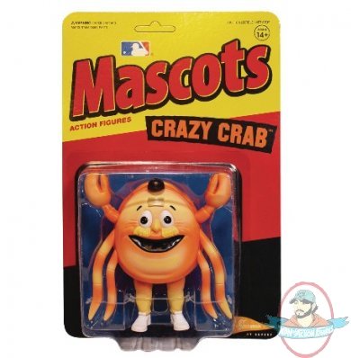 MLB Mascot SF Giant Crazy Crab W1 ReAction Figure Super 7