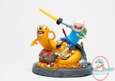 Adventure Time Jake and Finn Polystone Statue by Mondo 907465