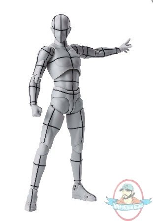 S.H.Figuarts Body Kun Wireframe Gray Color Tamashii Nations