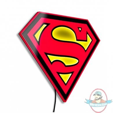 Dc Comics Superman LED Logo Light Large Wall Light Brandlite 907455