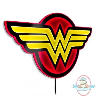 Dc Wonder Woman LED Logo Light Large Wall Light Brandlite 907459