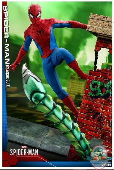 1/6 Marvel Spider-Man Classic Suit Figure Hot Toys 907439