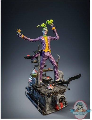 DC The Joker Arkham Asylum Statue Silver Fox Collectibles 907553