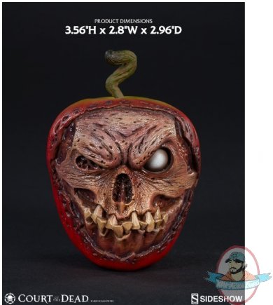 Court of the Dead Skull Apple Rotten Ver Sideshow Collectibles 500229