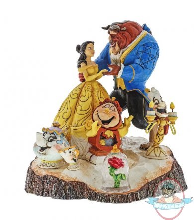 Disney Beauty and the Beast Carved by Heart Figurine Enesco 907932