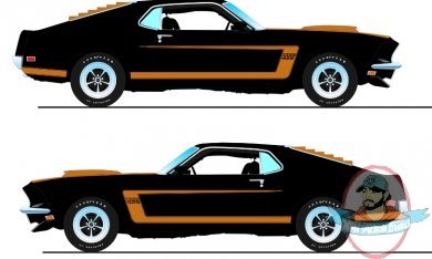 1:18 Scale 1969 Ford Mustang Boss 429 Prototype Acme