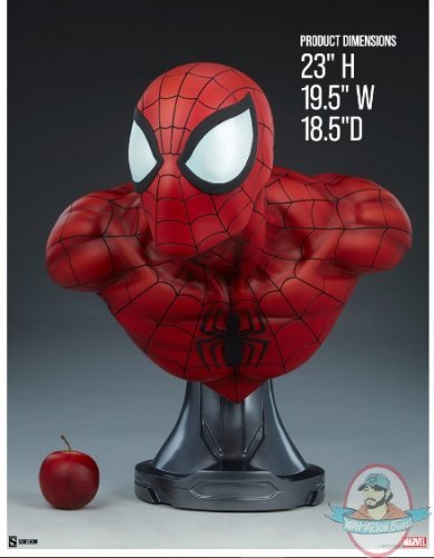 Marvel Spider-Man Life-Size Bust by Sideshow Collectibles 400143