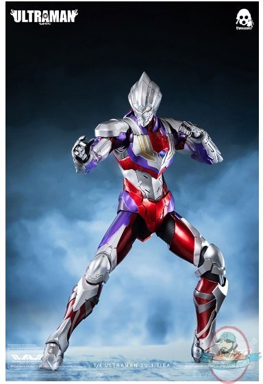 1/6 Sixth Scale Ultraman Suit Tiga Figure by Threezero 908058