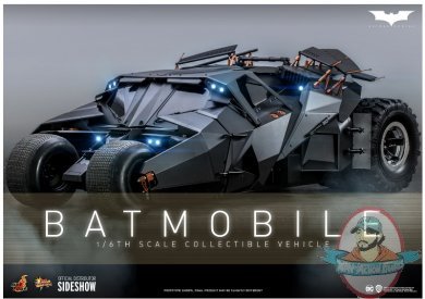 1/6 Scale Dc Comics Batmobile Figure Accessory Hot Toys 908080