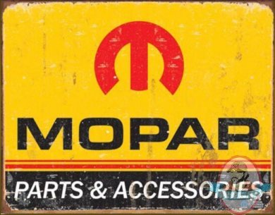 Mopar Logo '64 Metal Tin Sign by Signs4Fun
