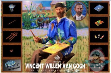 1/6 Scale Vincent Willem Van Gogh Action Figure Present Toys SP29