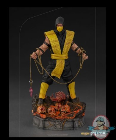 1:10 Mortal Kombat Scorpion Art Scale Statue Iron Studios 908251