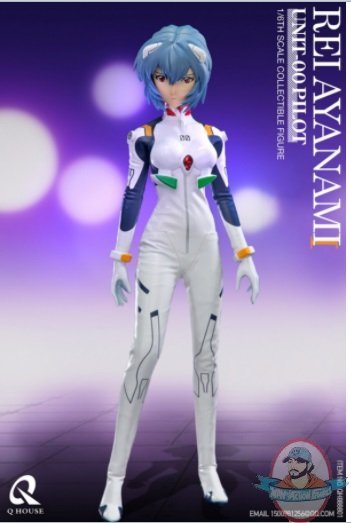 1/6 Scale Anime Series Rei Ayanami Eva Figure Qhouse QH888801