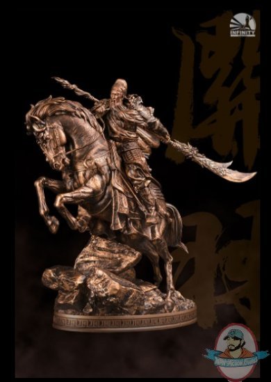 Three Kingdoms Generals Guan Yu Bronzed Statue Infinity Studio 908275
