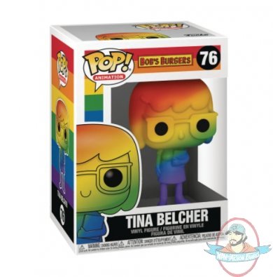 Pop! Animation Pride Tina Belcher Rainbow #76 Figure Funko